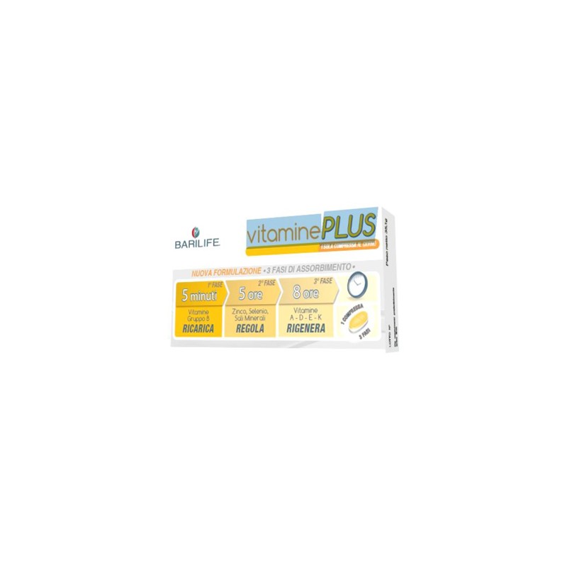 Barilife Vitamine Plus 30 Compresse Trifase - Rimedi vari - 980476093 - Barilife - € 21,02