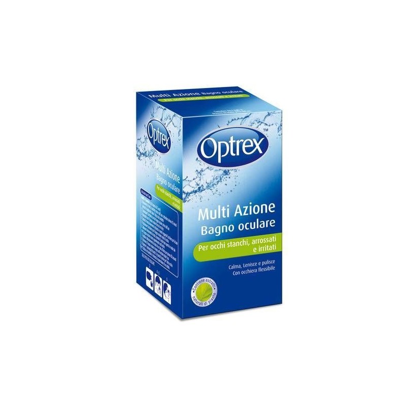 Optrex Multi Azione Bagno Oculare 300 Ml + Occhiera Flessibile - Gocce oculari - 970174924 - Optrex - € 13,55