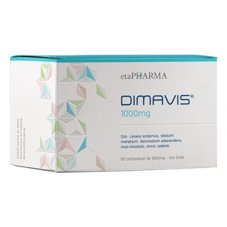 Dimavis Integratore Epatodepurativo 60 Compresse - Integratori per dimagrire ed accelerare metabolismo - 971082490 - Etapharm...