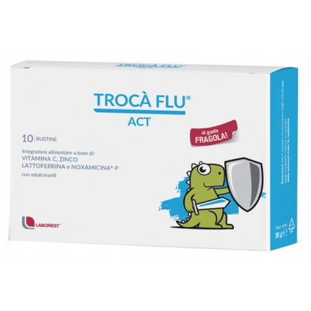 Uriach Italy Trocà Flu Act Sistema Immunitario 10 Bustine Uriach Italy - 1 Uriach Italy Trocà Flu Act Sistema Immunitario 10 Bustine Uriach Italy - 1