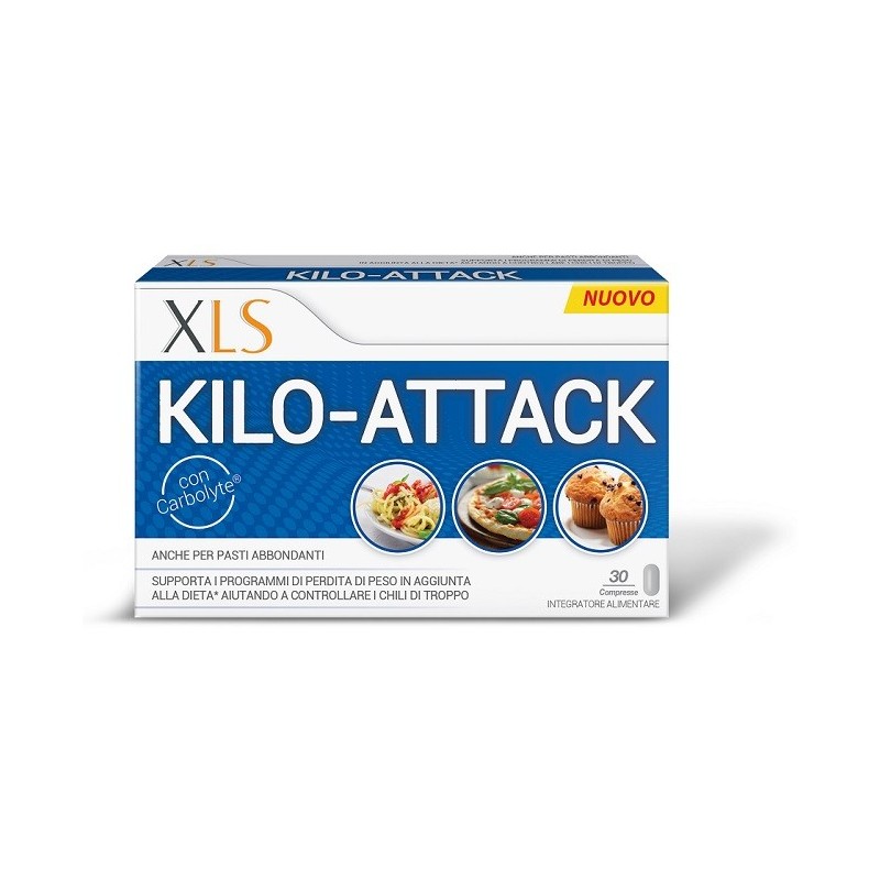 XLS Medical Kilo Attack Integratore Per Perdere Peso 30 Compresse - Integratori brucia grassi e calorie - 980295315 - XLS Med...