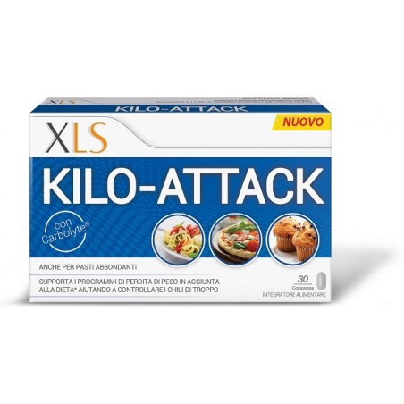 XLS Medical Kilo Attack Integratore Per Perdere Peso 30 Compresse - Integratori brucia grassi e calorie - 980295315 - XLS Med...