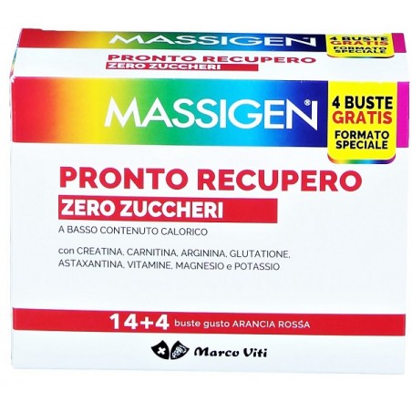 Massigen Pronto Recupero Senza Zucchero Gusto Arancia 28 Bustine Massigen - 1 Massigen Pronto Recupero Senza Zucchero Gusto Arancia 28 Bustine Massigen - 1