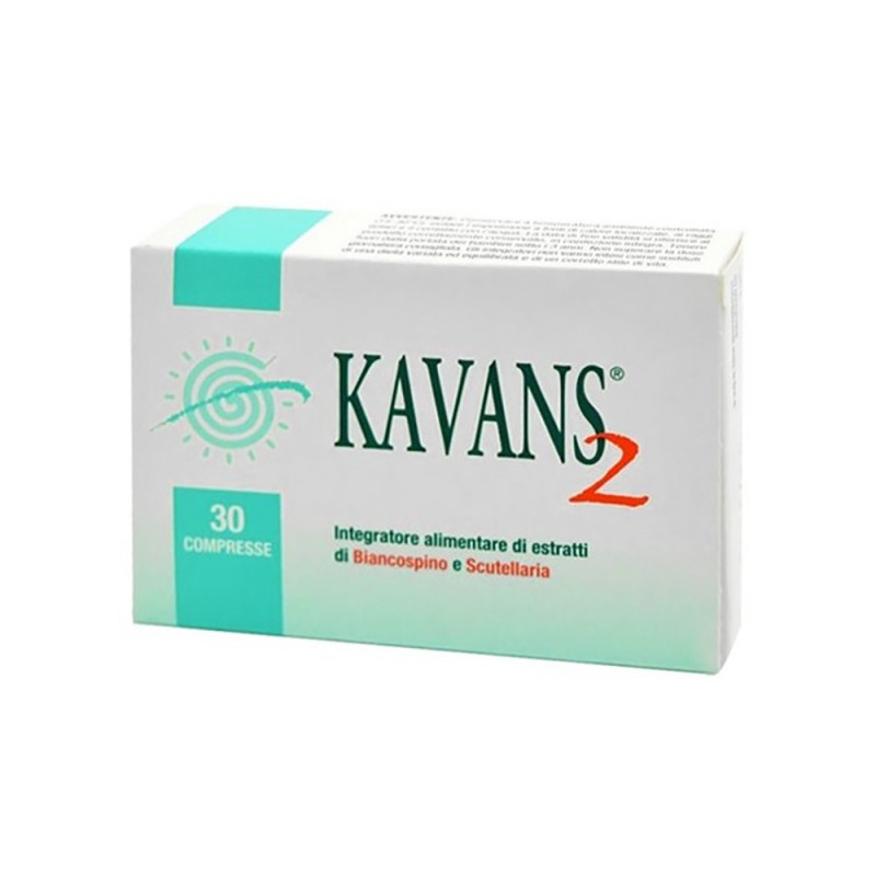 Kavans 2 Integratore Per il Rilassamento 30 Compresse - Integratori per umore, anti stress e sonno - 931070104 - Natural Brad...