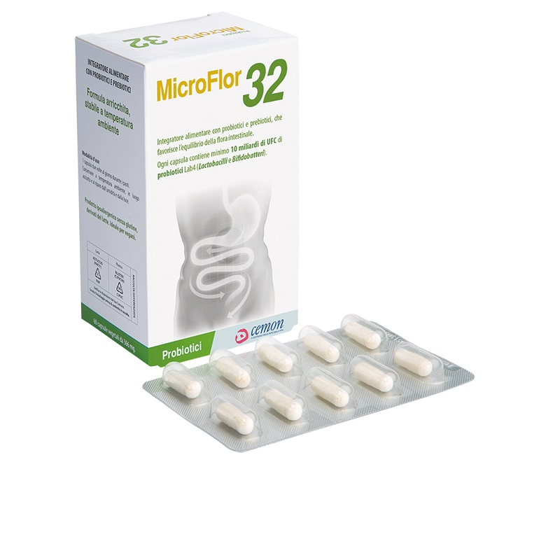 Cemon Microflor 32 60 Capsule 366 Mg No Frigo Cemon - 1