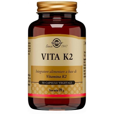 Solgar It. Multinutrient Vita K2 50 Capsule Vegetali - Integratori per dolori e infiammazioni - 947456479 - Solgar - € 35,96