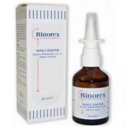 Rinorex Spray Nasale Soluzione Salina Ipertonica 50 Ml - Prodotti per la cura e igiene del naso - 904077385 - Rinorex - € 10,00