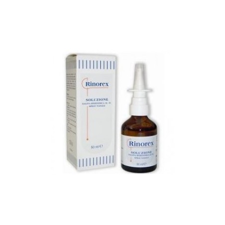 Rinorex Spray Nasale Soluzione Salina Ipertonica 50 Ml - Soluzioni Ipertoniche - 904077385 - Rinorex - € 10,00