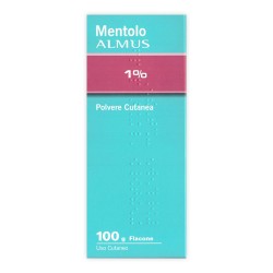 Mentolo Almus 1% Polvere Cutanea - Farmaci per punture di insetti e scottature - 031320017 - Almus - € 2,93
