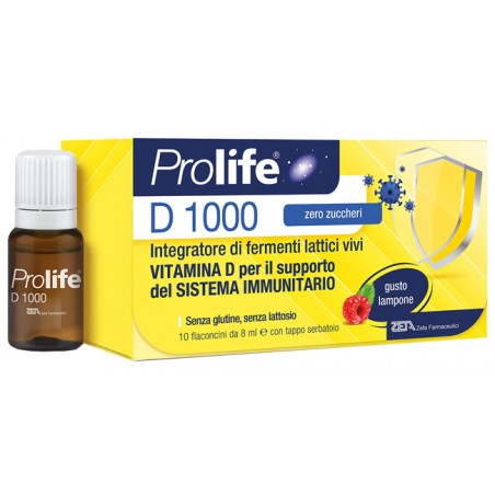 Zeta Farmaceutici Prolife D 1000 80 Ml - Integratori di fermenti lattici - 944597436 - Prolife - € 8,64