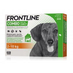 Frontline Combo Spot-On Cani 3 Pipette Per Cani da 2 a 10 Kg - Prodotti per cani e gatti - 103655027 - Frontline - € 24,79