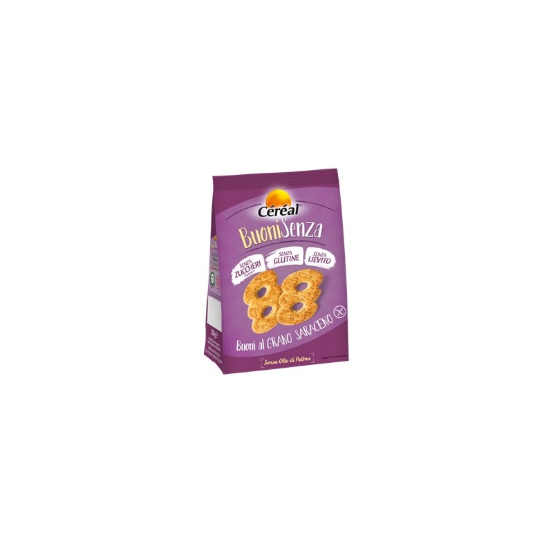 Nutrition & Sante' Italia Cereal Buoni Al Grano Saraceno 200 G - Biscotti e merende per bambini - 935692576 - Pesoforma - € 4,54