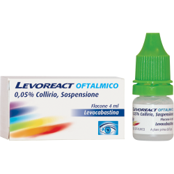 Levoreact Collirio Oftalmico 0,05% 4 Ml - Gocce oculari - 027699026 - Levoreact