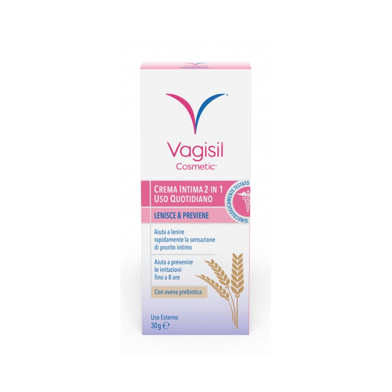 Vagisil Crema Intima 2 In 1 Lenitiva e Preventiva Uso Quotidiano 30 G - Igiene intima - 979683315 - Vagisil - € 9,98