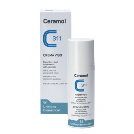 Unifarco Ceramol Crema Viso 50 Ml - Trattamenti idratanti e nutrienti - 926565045 - Ceramol - € 19,29