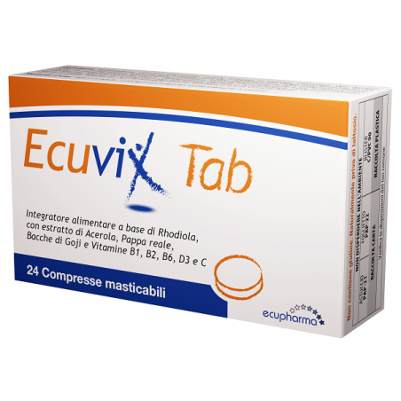 Ecupharma Ecuvix Tab 24 Compresse Masticabili - Integratori per concentrazione e memoria - 984629156 - Ecupharma - € 21,50