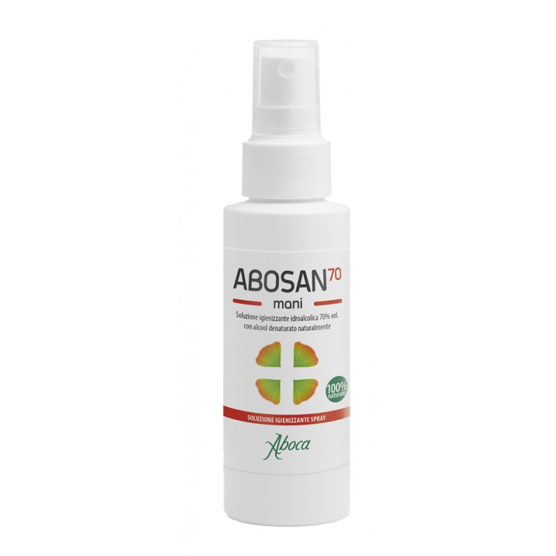 Aboca Abosan70 Soluzione Igienizzante Mani 100 Ml Spray - Creme mani - 980423382 - Aboca - € 4,10