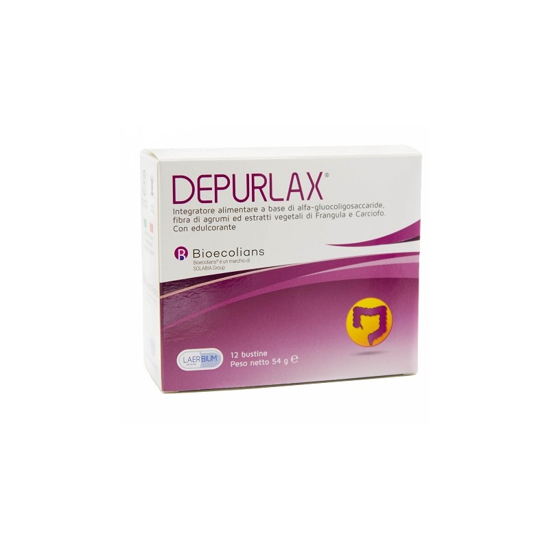 Laerbium Pharma Depurlax 12 Bustine - Integratori per regolarità intestinale e stitichezza - 984158307 - Laerbium Pharma - € ...