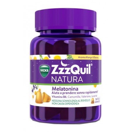 ZzzQuil Natura Mango & Banana 30 Pastiglie Gommose - Integratori per umore, anti stress e sonno - 984886945 - ZzzQuil Natura ...