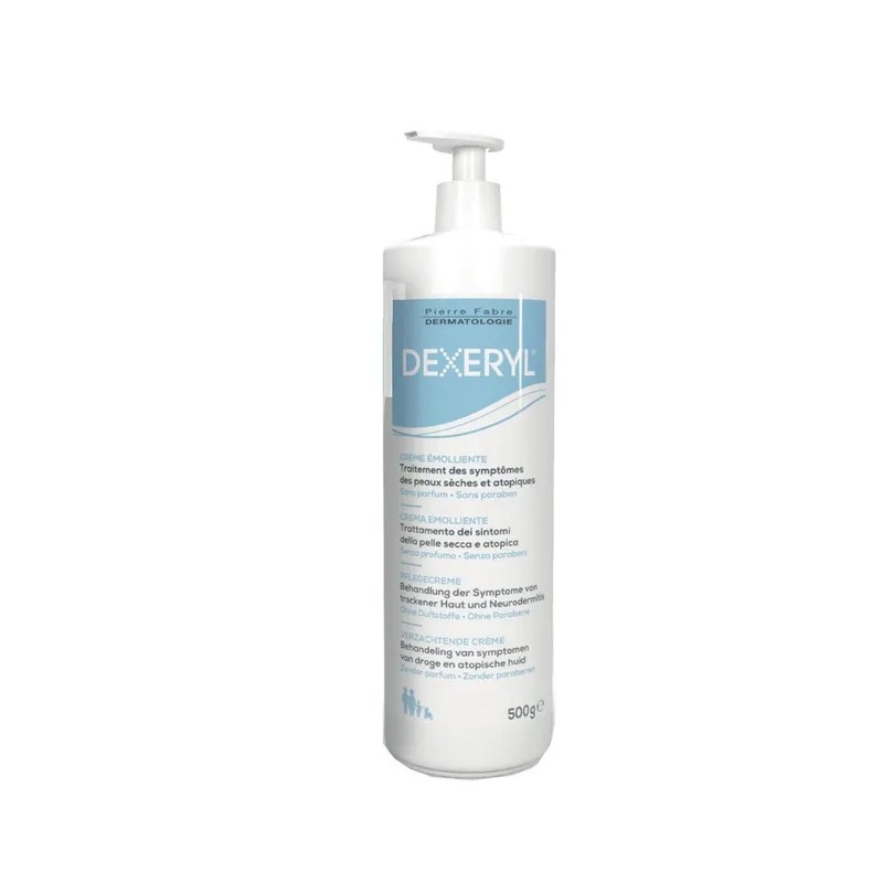 Dexeryl Crema Emolliente Per Pelle Secca 500 G Con Pompa Dexeryl - 1