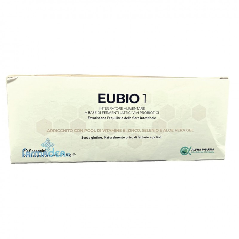 Eubio 1 Fermenti Lattici Vivi Probiotici 20 Flaconcini - Integratori e alimenti - 984784215 - Eubio - € 21,84