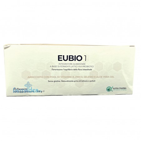 Eubio 1 Fermenti Lattici Vivi Probiotici 20 Flaconcini - Integratori e alimenti - 984784215 - Eubio - € 21,84