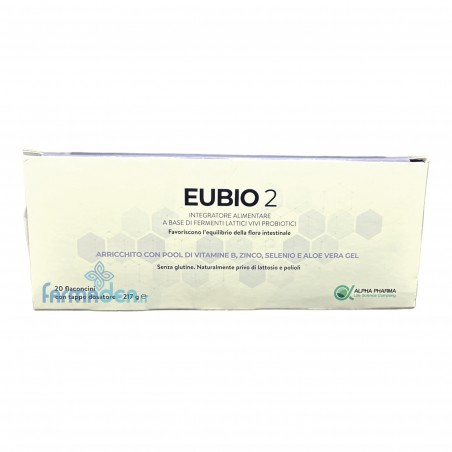 Eubio 2 Fermenti Lattici Vivi Probiotici 20 Flaconcini - Integratori e alimenti - 984784227 - Eubio - € 21,79