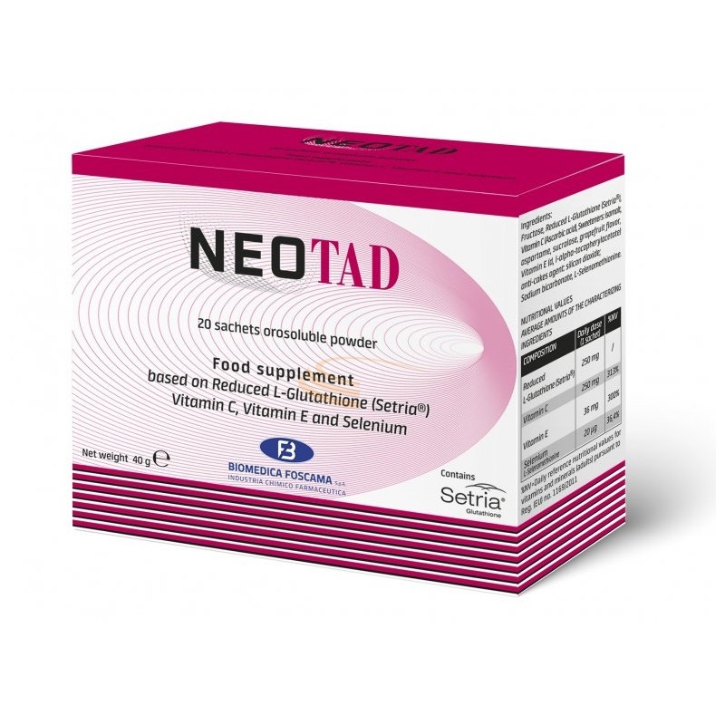 Neotad Integratore Per Stress Ossidativo 20 Bustine - Vitamine e sali minerali - 981536788 - Neotad - € 16,98