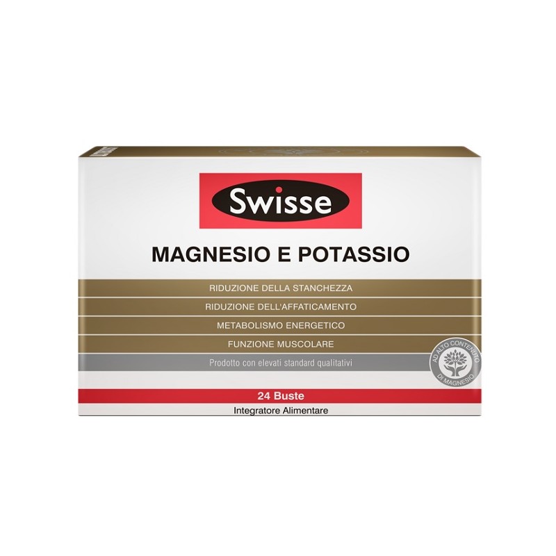 Swisse Magnesio e Potassio Per Stanchezza e Affaticamento 24 Bustine - Integratori di magnesio e potassio - 980418141 - Swiss...