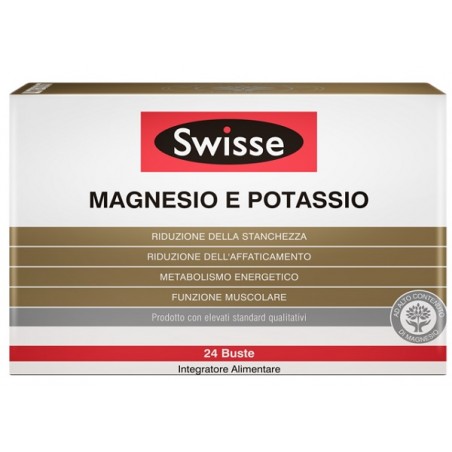 Swisse Magnesio e Potassio Per Stanchezza e Affaticamento 24 Bustine - Integratori di magnesio e potassio - 980418141 - Swiss...