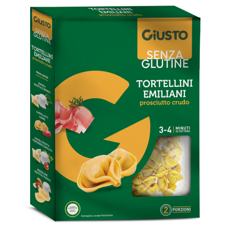 Farmafood Giusto Senza Glutine Tortellini Prosciutto Crudo 250 G - Alimenti senza glutine - 984599858 - Giusto - € 4,94