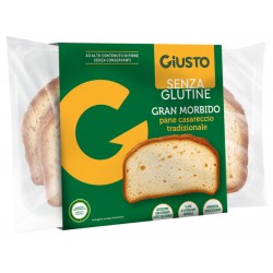 Farmafood Giusto Senza Glutine Gran Morbido Pane Casareccio 200 G - Home - 984897165 - Giusto - € 4,33