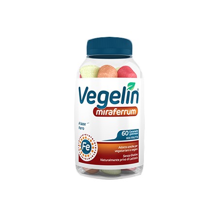 Shedir Pharma Unipersonale Vegelin Miraferrum 60 Caramelle Gommose - Caramelle - 942934009 - Shedir Pharma - € 14,53