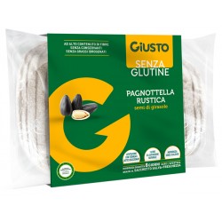 Farmafood Giusto Senza Glutine Pagnottella Rustica 320 G - Rimedi vari - 985387657 - Giusto - € 5,26