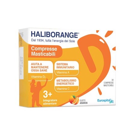 Eurospital Haliborange 30 Compresse Masticabili 450mg - Vitamine e sali minerali - 924268105 - Eurospital - € 7,97
