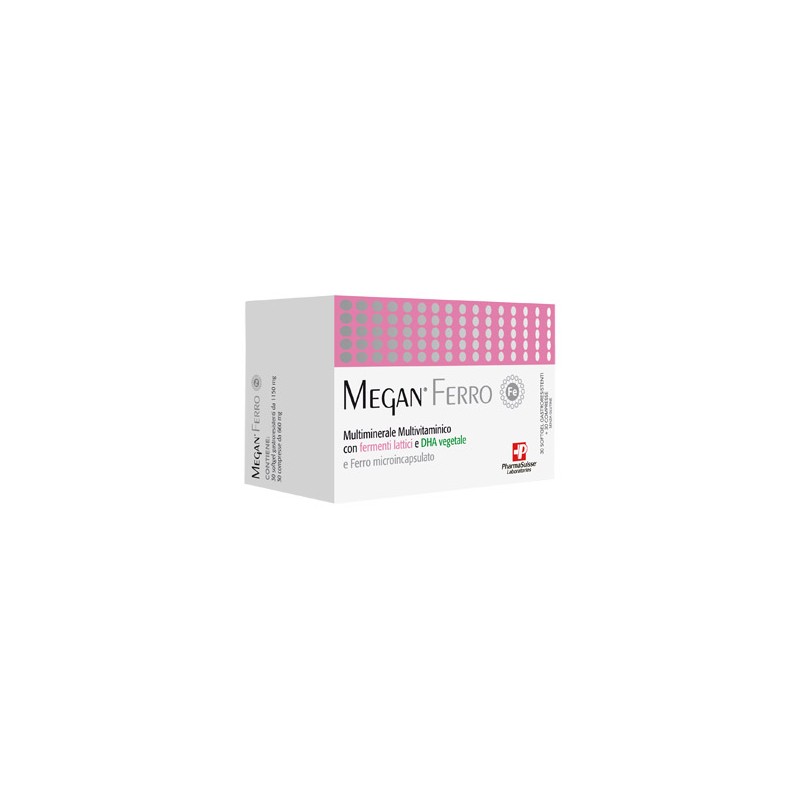 Pharmasuisse Laboratories Megan Ferro 30 Softgel + 30 Compresse - Integratori prenatali e postnatali - 979333275 - Pharmasuis...