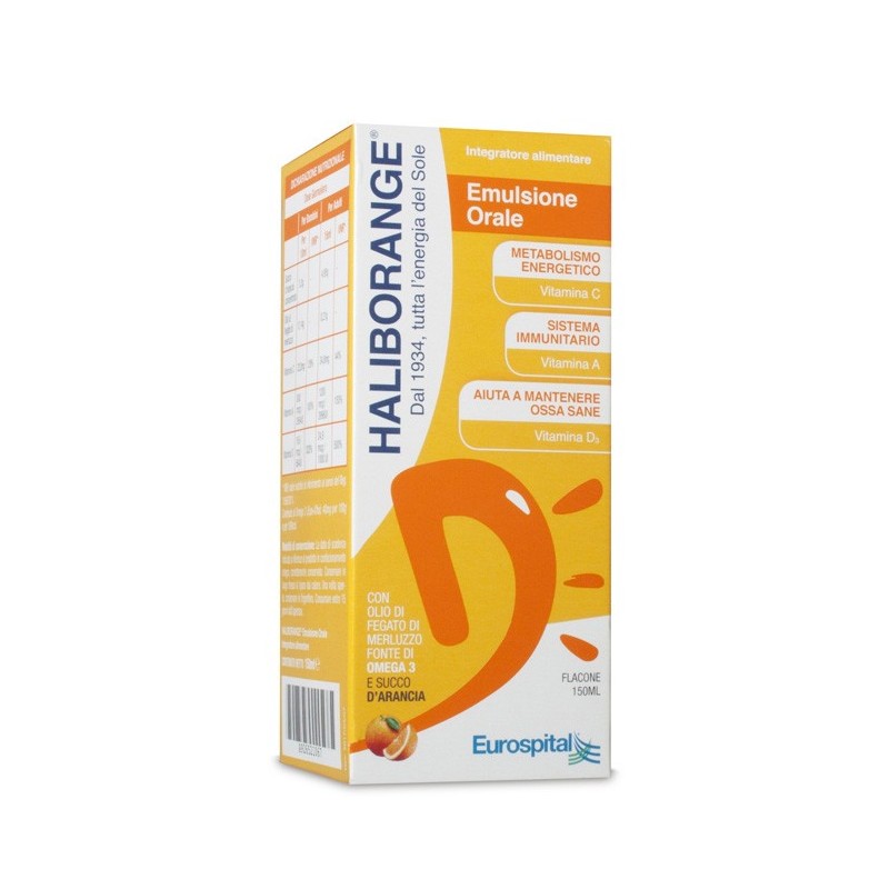 Eurospital Haliborange Emulsione Orale 150 Ml Eurospital - 1