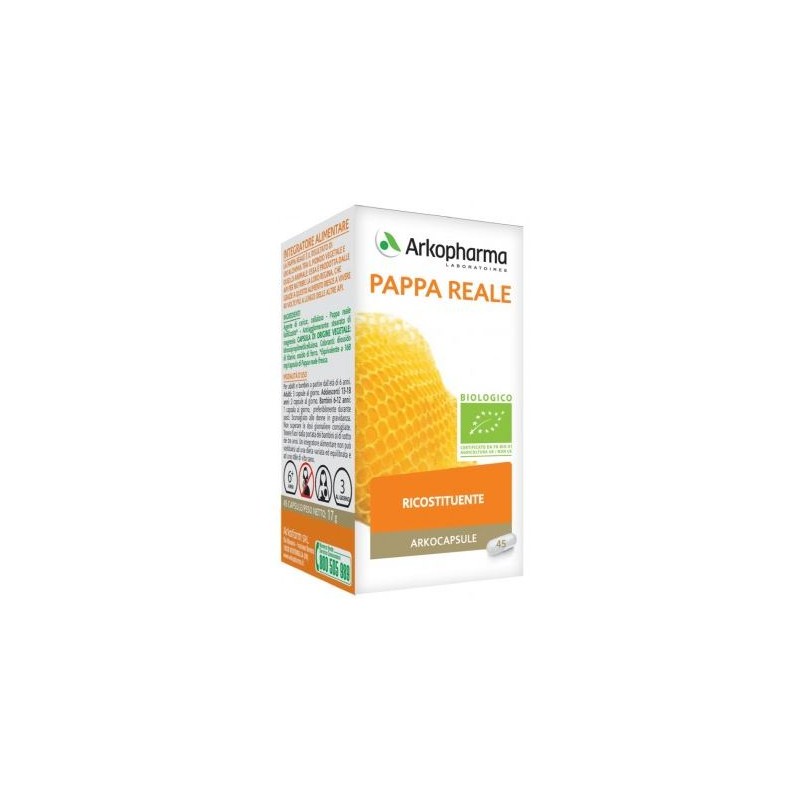 Arkofarm Arko Capsule Pappa Reale Bio 45 Capsule - Integratori per difese immunitarie - 976013920 - Arkofarm - € 10,76