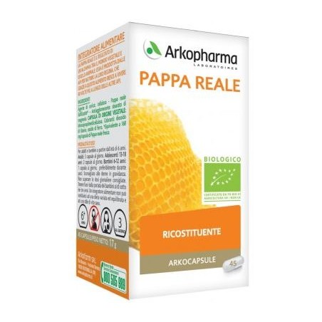 Arkofarm Arko Capsule Pappa Reale Bio 45 Capsule - Integratori per difese immunitarie - 976013920 - Arkofarm - € 10,76