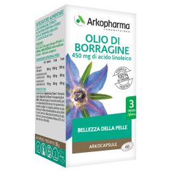 Arkofarm Arkopharma Laboratoires Olio Di Borragine 60 Capsule - Pelle secca - 980425957 - Arkofarm - € 11,78