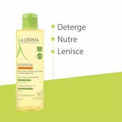 A-Derma Exomega Control Olio Detergente Emolliente Per Pelle Secca 500 Ml - Bagnoschiuma e detergenti per il corpo - 98144893...