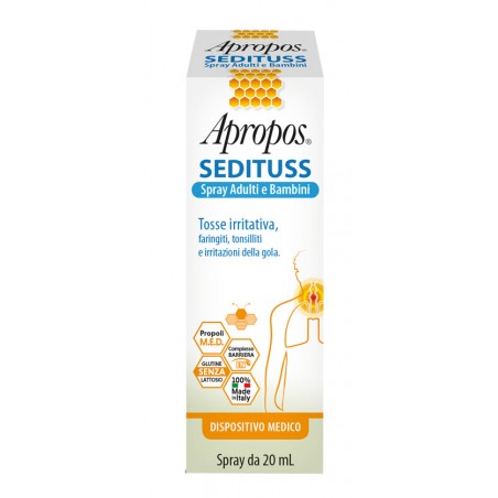 Apropos Sedituss Spray Tosse Adulti e Bambini 20 Ml - Prodotti fitoterapici per raffreddore, tosse e mal di gola - 980430906 ...