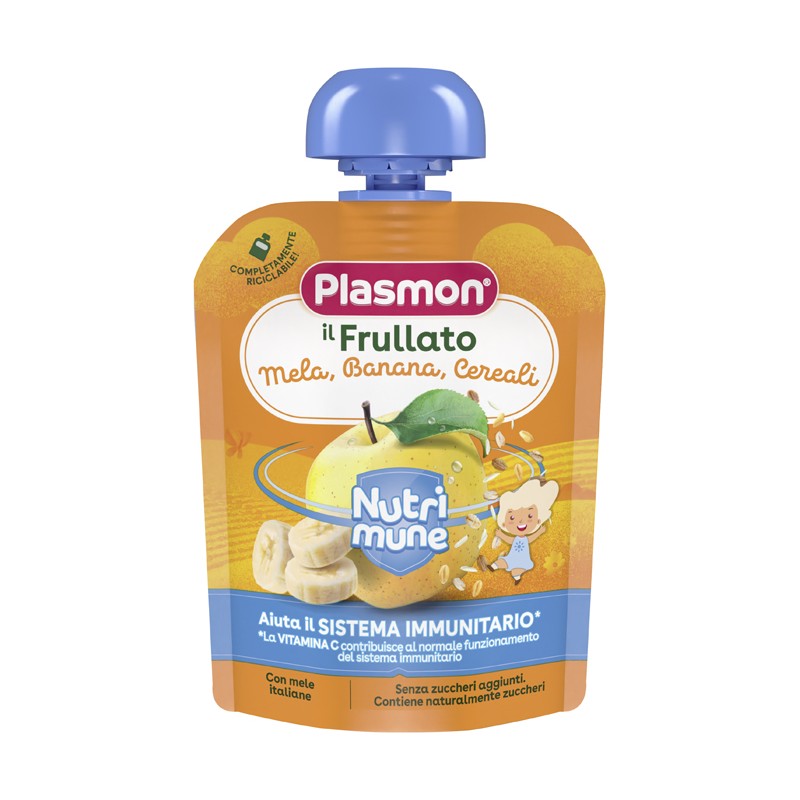 Plasmon Nutri-mune Mela/banana/cereali 85 G - Alimentazione e integratori - 984907206 - Plasmon - € 1,38