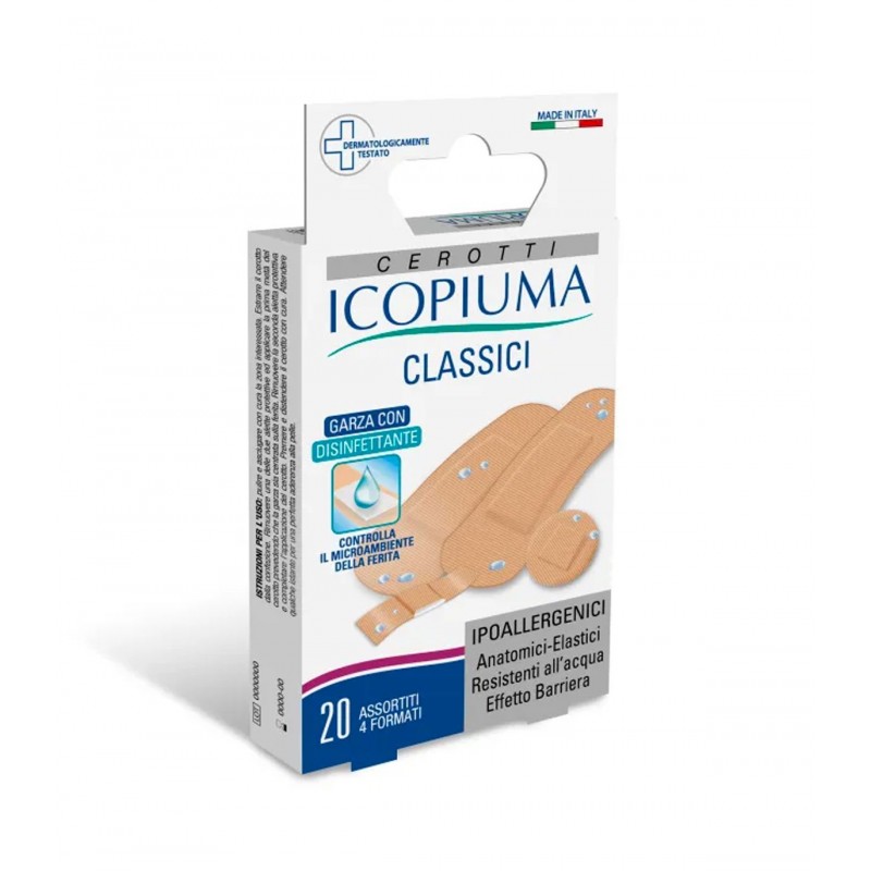 Desa Pharma Cerotti Icopiuma Classici Mix 20 Pezzi - Medicazioni - 930550494 - Icopiuma - € 2,51
