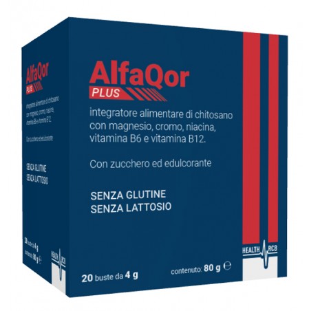 Health & Rcb Alfaqor Plus 20 Bustine 4 G - Integratori per il cuore e colesterolo - 984846372 - Health & Rcb - € 26,62