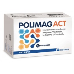 Polimag Act Integratore Per Stanchezza e Affaticamento 30 Compresse - Vitamine e sali minerali - 945078133 - Farmitalia Ind. ...