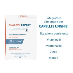 Ducray Anacaps Expert Capelli e Unghie 30 Capsule - Integratori per pelle, capelli e unghie - 984320010 - Ducray - € 19,96