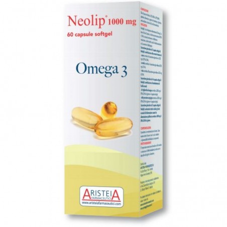 Aristeia Neolip 1000 mg Omega 3 - 60 Compresse - Integratori di Omega-3 - 972452243 - Aristeia Farmaceutici - € 17,70