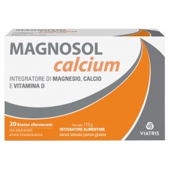 Meda Pharma Magnosol Calcium Polvere Effervescente 20 Bustine - Vitamine e sali minerali - 932727023 - Meda Pharma - € 11,81