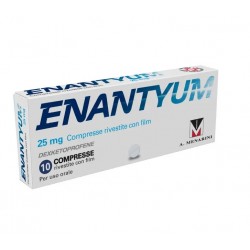 Enantyum 25 Mg Per Dolori di Varia Natura 10 Compresse Rivestite - Farmaci per mal di denti - 033656430 - Enantyum - € 4,85